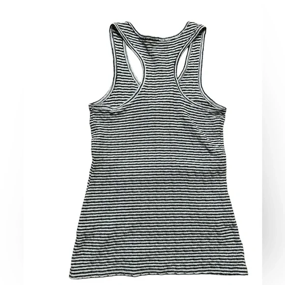 Lucky Brand Strip Tank Top Lace Up Racer Back - Picture 4 of 4